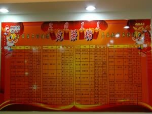 2011龙文光荣榜